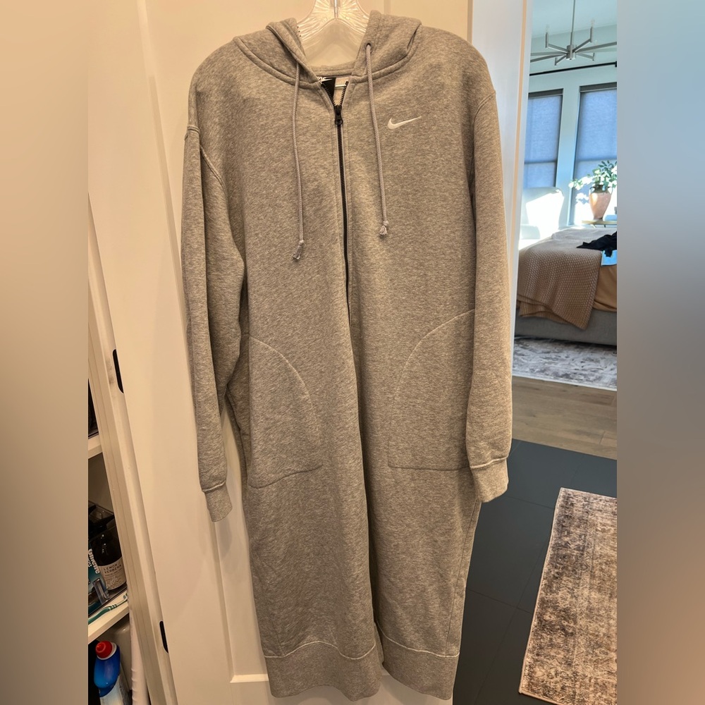 Nike Extra long zip up hoodie